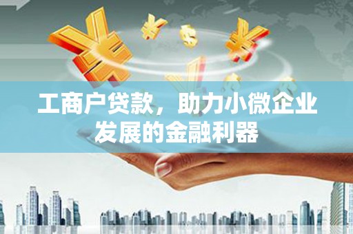 西丰工商户贷款，助力小微企业发展的金融利器