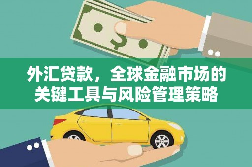 孝感外汇贷款，全球金融市场的关键工具与风险管理策略