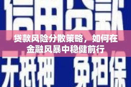 察雅贷款风险分散策略，如何在金融风暴中稳健前行