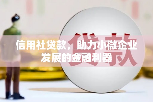 台南信用社贷款，助力小微企业发展的金融利器