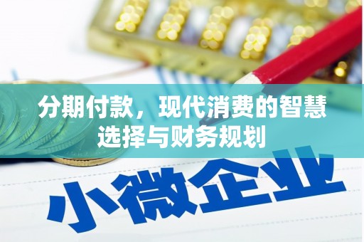 谯城分期付款，现代消费的智慧选择与财务规划