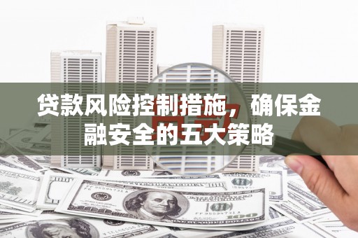 牧野贷款风险控制措施，确保金融安全的五大策略