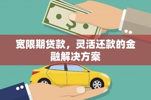桐乡宽限期贷款，灵活还款的金融解决方案