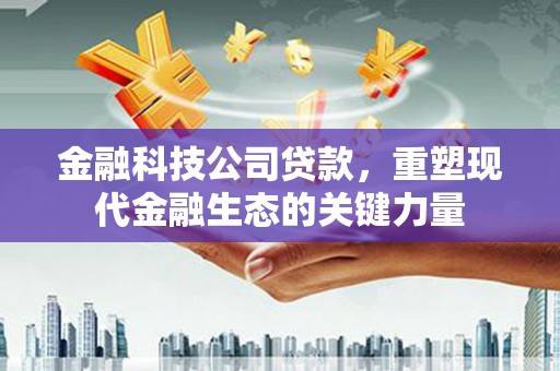 陵城金融科技公司贷款，重塑现代金融生态的关键力量