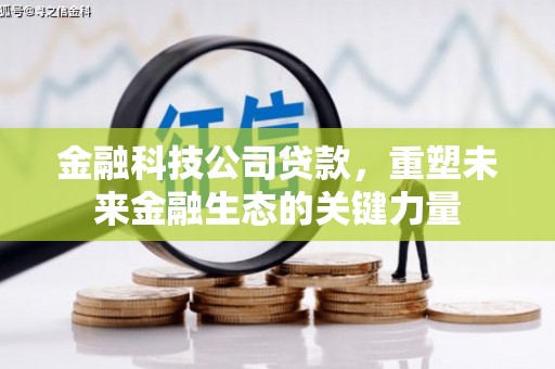 南投金融科技公司贷款，重塑未来金融生态的关键力量