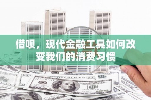 福山借呗，现代金融工具如何改变我们的消费习惯