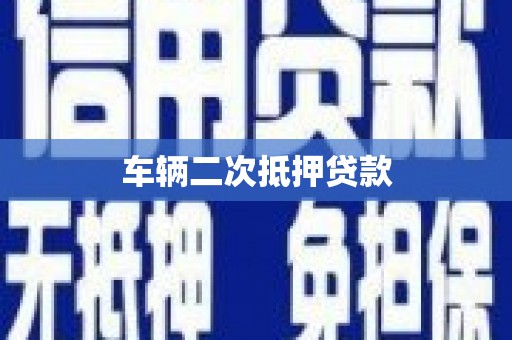 山海关车辆二次抵押贷款
