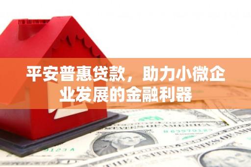花地玛堂区平安普惠贷款，助力小微企业发展的金融利器