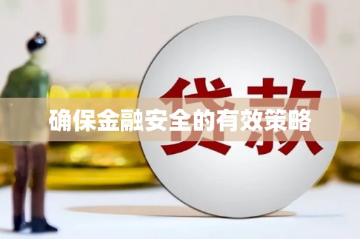 城区确保金融安全的有效策略
